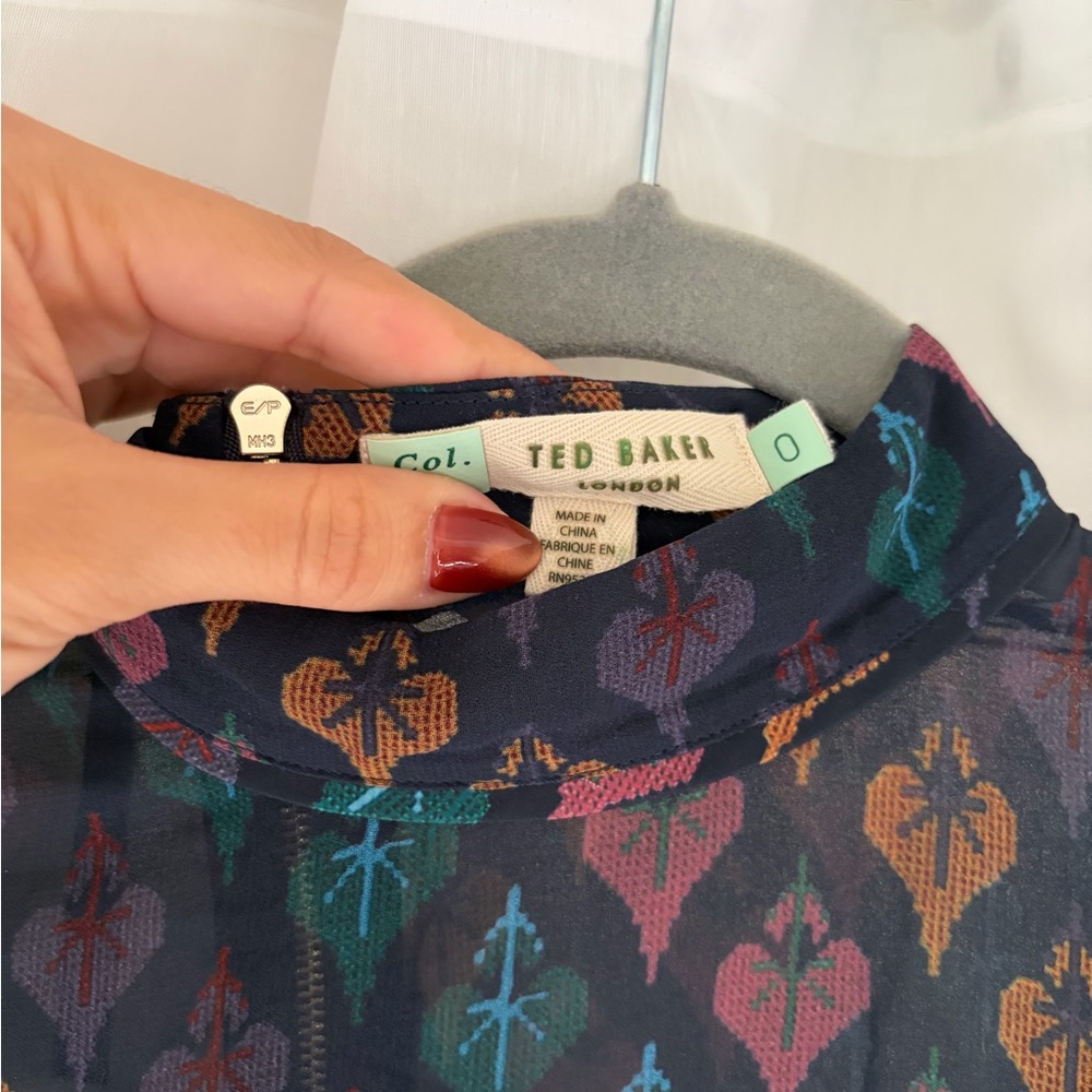 Ted Baker Multicolor Patterned Dress - Picture 2 of 5